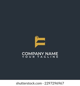 Simple and elegant crocodile logo design.