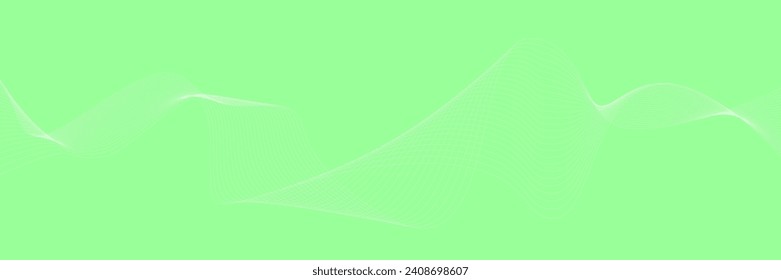 simple elegant curve abstract background mint green