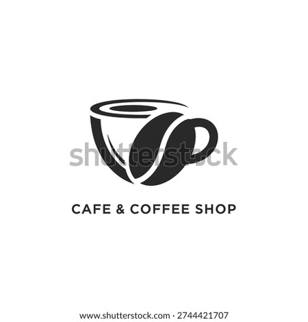 Simple elegant design for coffee shops restaurants beverages drinks hot beverages espresso cappuccino mocha latte cafe