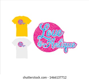 Simple &  Elegant, Design for T-Shirt, symbol, logo, emblem