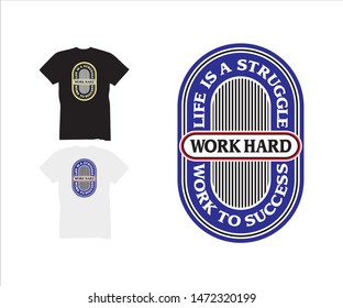 Simple &  Elegant, design for T-Shirt, symbol, logo, emblem