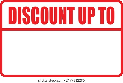 Simple and elegant discount sale vector image