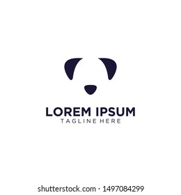 simple and elegant dog logo