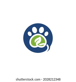 logotipo de perro simple y elegante