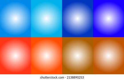 simple and elegant eight color gradient background