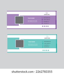 Simple and elegant email signature