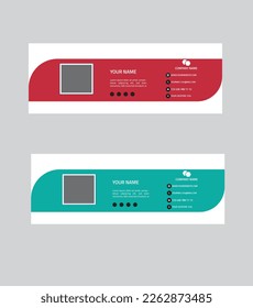 Simple and elegant email signature design