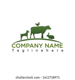 Simple elegant farm animal logo and creative design
