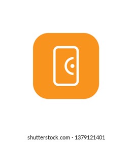 Simple, elegant and flat Mobile Navigation Dock Icon - Vector