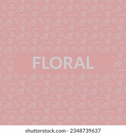 Simple and Elegant Floral Background Pattern