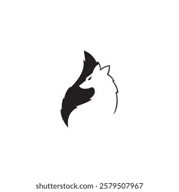 Simple and elegant fox logo design.