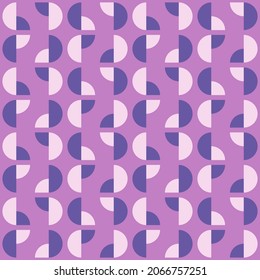 Simple and elegant geometric shapes will decorate any surface or thing and make it attractive. Rounded seamless pattern for prints, textile, web, advertising and any design projects.