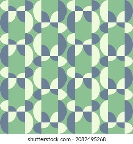 Simple and elegant geometric shapes will decorate any surface or thing and make it attractive. Rounded seamless pattern for prints, textile, web, advertising and any design projects.