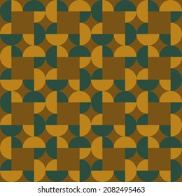 Einfache und elegante geometrische Formen verzieren jede Oberfläche oder jedes Ding und machen sie attraktiv. Nahtlose Rundmuster für Drucke, Textilien, Web, Werbung und alle Design-Projekte.