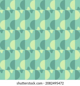 Simple and elegant geometric shapes will decorate any surface or thing and make it attractive. Rounded seamless pattern for prints, textile, web, advertising and any design projects.