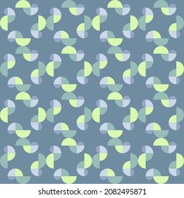 Simple and elegant geometric shapes will decorate any surface or thing and make it attractive. Rounded seamless pattern for prints, textile, web, advertising and any design projects.