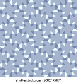 Simple and elegant geometric shapes will decorate any surface or thing and make it attractive. Rounded seamless pattern for prints, textile, web, advertising and any design projects.