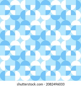 Simple and elegant geometric shapes will decorate any surface or thing and make it attractive. Rounded seamless pattern for prints, textile, web, advertising and any design projects.