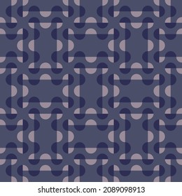 Simple and elegant geometric shapes will decorate any surface or thing and make it attractive. Rounded seamless pattern for prints, textile, web, advertising and any design projects.