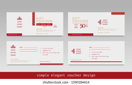 Simple Elegant Gift Voucher Sale 