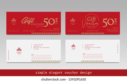 Simple Elegant Gift Voucher Sale 