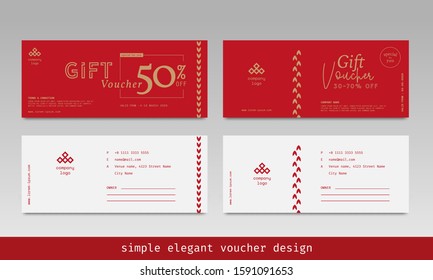 Simple Elegant Gift Voucher Sale 