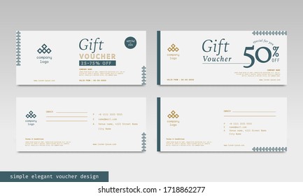 Simple Elegant Gift Voucher Sale 