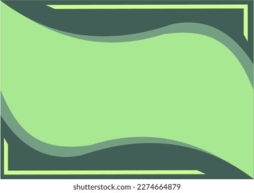 simple and elegant green background template