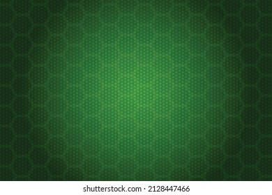 Simple And Elegant Green Honeycomb Background.