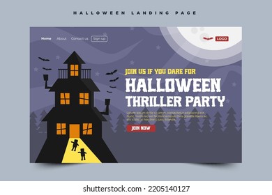 Simple and elegant Halloween graphic design template that is easy to customize