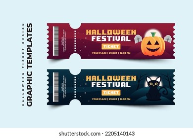 Simple and elegant Halloween graphic design template that is easy to customize