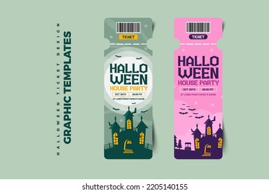 Plantilla de diseño gráfico de Halloween simple y elegante que es fácil de personalizar