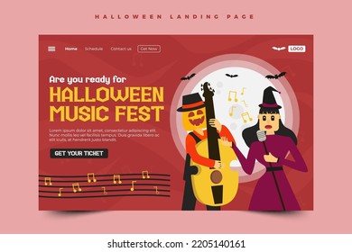 Simple and elegant Halloween graphic design template that is easy to customize