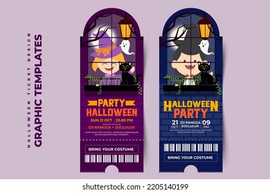 Simple and elegant Halloween graphic design template that is easy to customize