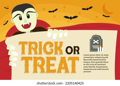 Simple and elegant Halloween graphic design template that is easy to customize