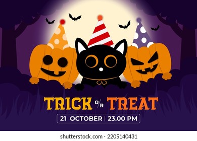 Simple and elegant Halloween graphic design template that is easy to customize
