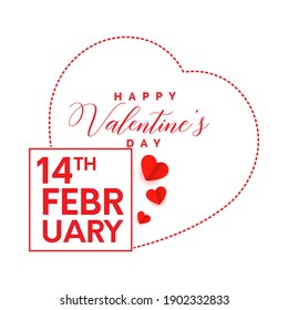 Diseño del concepto del día de San Valentín simple y elegante con señas de amor fondo blanco aislado