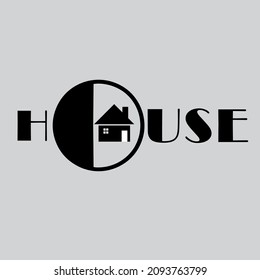 simple but elegant home logo