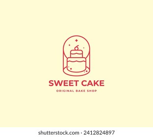 Simple and elegant homemade bakery logo collection. Hand drawn modern style logos