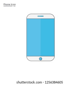 Simple and elegant icon phone, suitable for icons on the web, applications or other