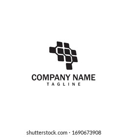 Simple and Elegant Icon Symbol Technology Logo Template