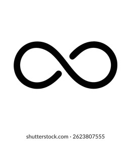 Simple, elegant infinity symbol design