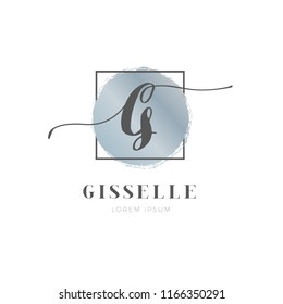 Simple Elegant Initial Letter G Logo Type Sign Symbol Icon