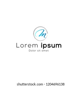 
Simple Elegant Initial Letter Type A M Logo Sign Symbol Icon