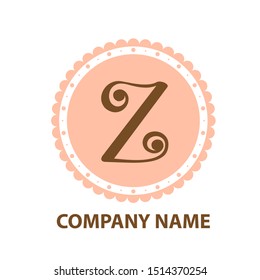 Simple Elegant Initial Letter Type Z Logo Sign Symbol Icon