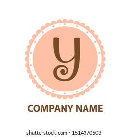 Simple Elegant Initial Letter Type Y Logo Sign Symbol Icon