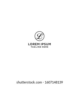 Simple Elegant Initial Letter Type L Logo Sign Symbol Icon