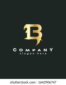 Simple Elegant Initial Letter Type B Logo Sign Symbol Icon
