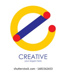 Sencilla Letra Inicial Tipo E Símbolo de símbolo de logotipo. Monograma creativo lineal de lujo.