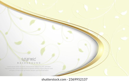 Simple and elegant islamic background